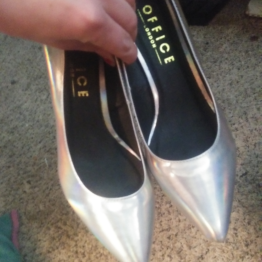 Low heels silver